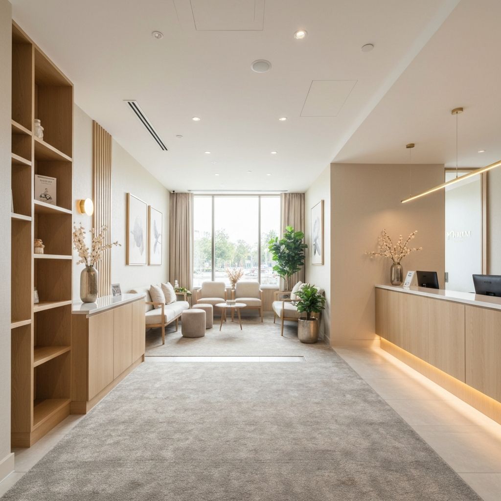 BK Dental clinic interior showing modern, welcoming reception area